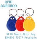 Программатор RFID T5577, перезаписываемая ID-карта 125 кГц, ключ для копирования смарт-чипа EM4305, дубликатор для копирования, тег, брелок для ключей со значком, 510 шт.