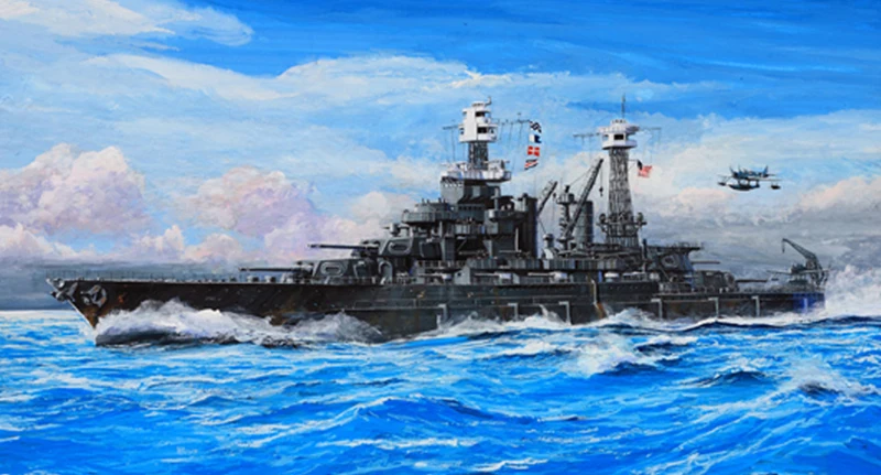 

Trumpeter 05769 1/700 Warship USS Maryland Battleship BB-46 Model Boat 1941 TH05447-SMT6