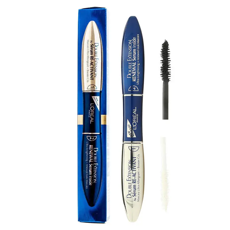 

TT Loreal Nourishing Double-Headed Stunning Luxury Everlong Mascara Cosmetics Tough Thick Curl Makeup