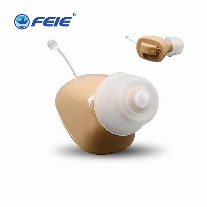 S-2A One Pair MicroEar Mini CIC Hearing Aid 2 Pieces Invisible Digital Aids Rechargeable Amplifier For Both Ear | Красота и здоровье