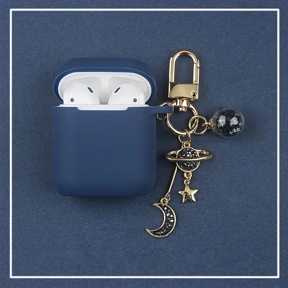 Защитный чехол для AirPods1 2 силиконовый мягкий беспроводной гарнитуры Bluetooth