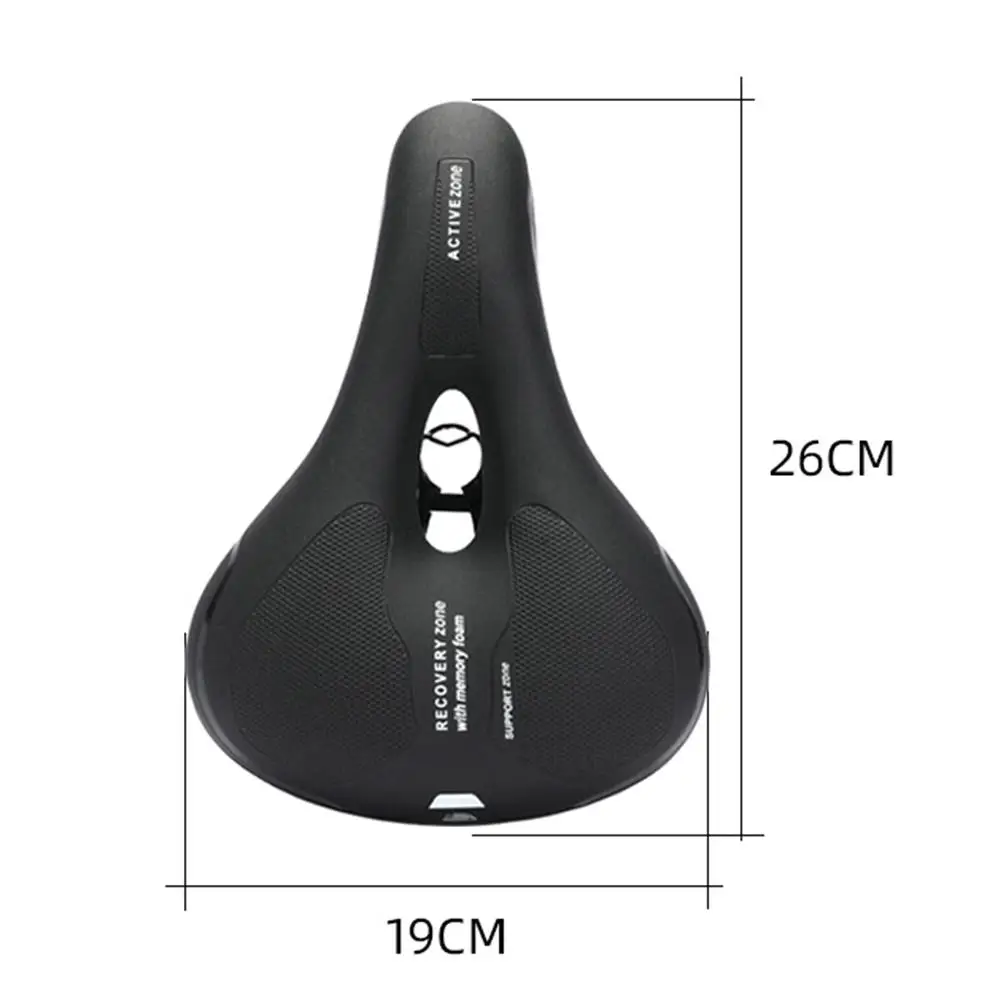 

1pc Soft Breathable Thickened Memory Sponge Mountain Bike Bicycle Saddle Cushion for Bike Thickene Sponge Pad Outdoor Breathable