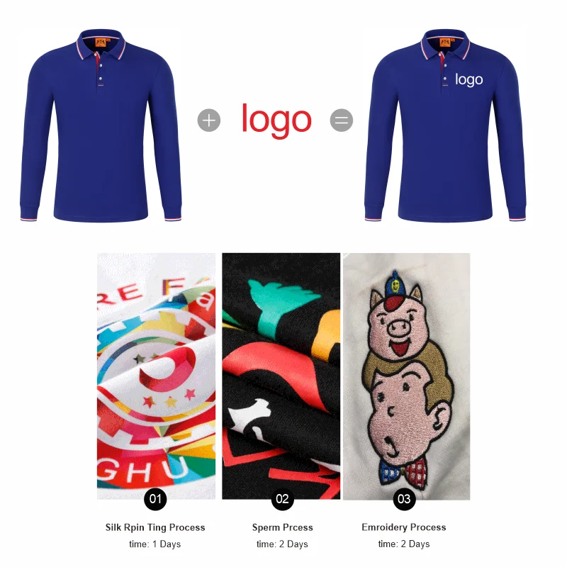 Футболка-поло с длинным рукавом 7 цветов | Мужская одежда