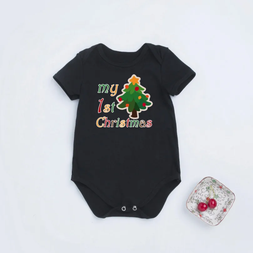 Новинка Детский комбинезон с рождественской елкой для маленьких девочек