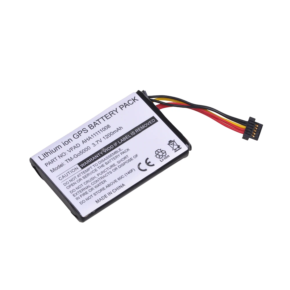 Аккумулятор для GPS AHA11111008 VFAD 1200 мАч аккумулятор TomTom 4FL50 4FL60 Go 5000 GO 5100 6000 6100 PRO TRUCK 525 |