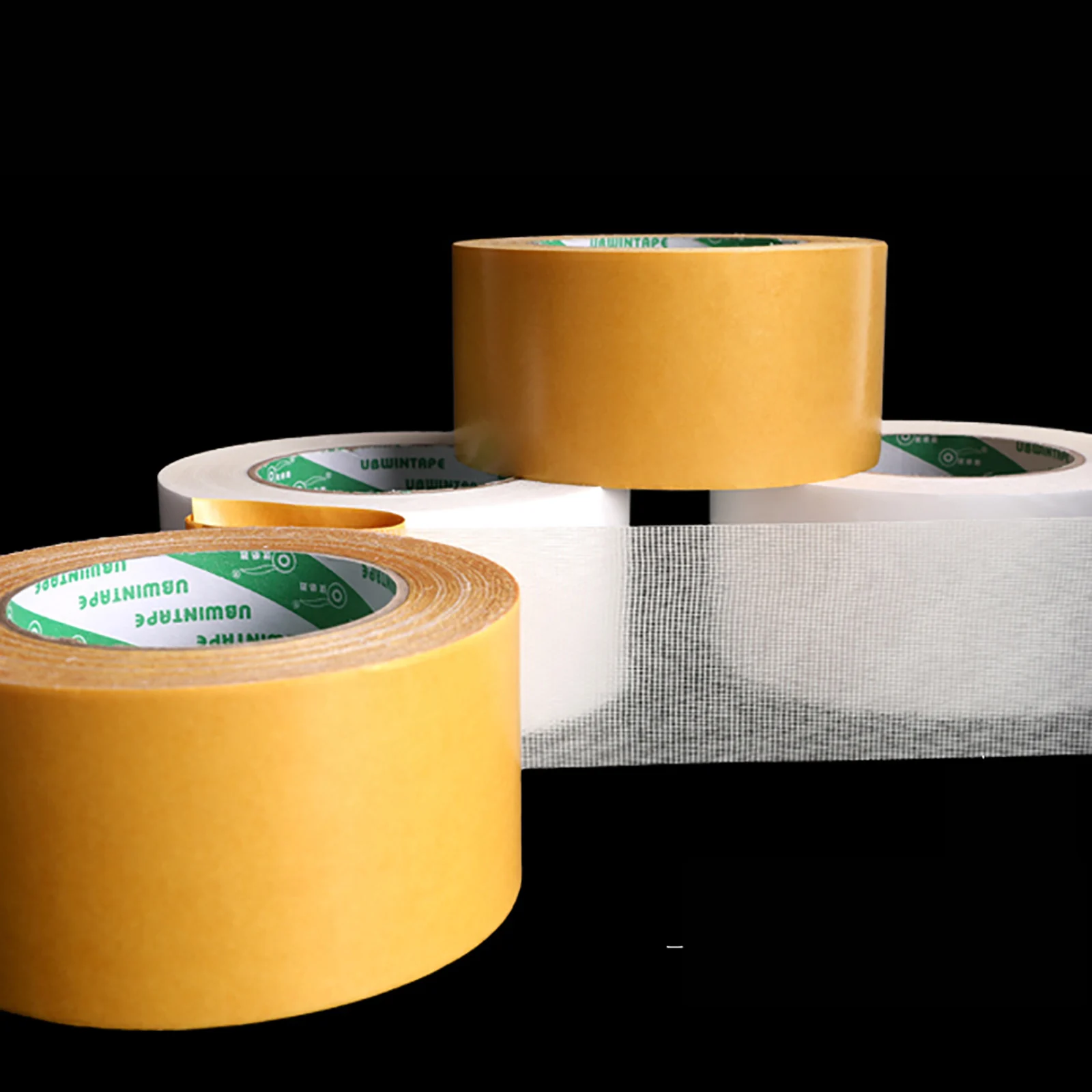 

20m/Roll Translucent Grid Cloth Base Double-sided Tape Self Adhesive Tape For Carpet DIY Decoration Width 10mm-100mm