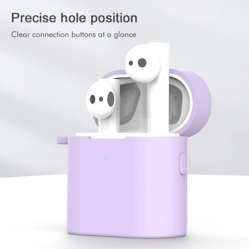 Новый силиконовый чехол для Xiaomi mi Air2 Pro Наушники TPU полный защитный Xiao Air 2 Bluetooth