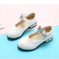 2019 spring autumn new baby girl shoes children shoes flower dress shoes for girls 3 4 5 6 7 8 9 10 11 12 16year pink blue white