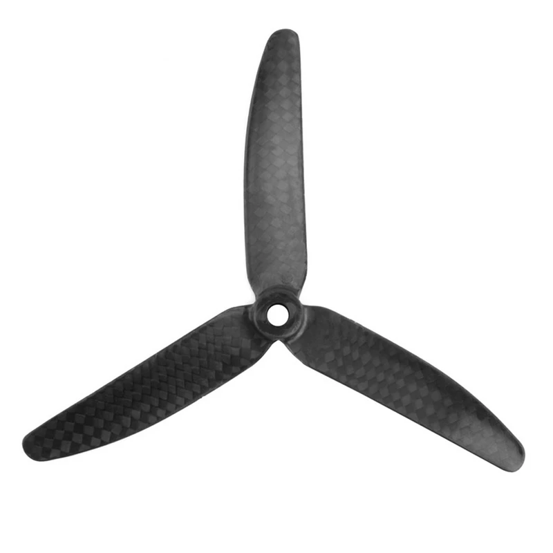 

Пара из 5030 5x3 углеродного волокна 3-лопастные пропеллеры CW CCW для RC квадрокоптера черный