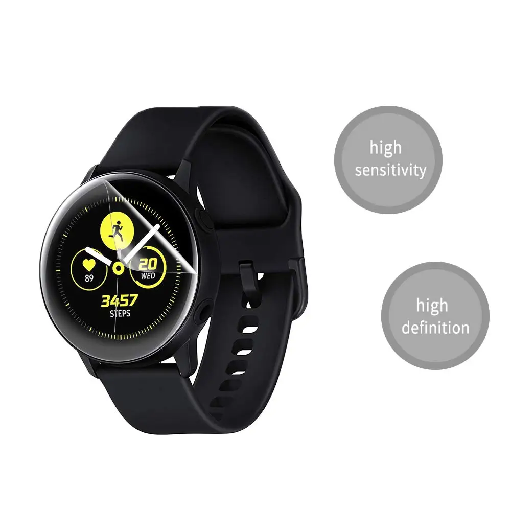 Защитный чехол для samsung galaxy watch active, мягкий силиконовый чехол, ультра-тонкая защитная рамка для galaxy Active, защита