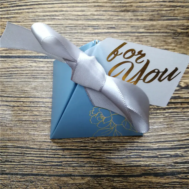 Коробка для конфет в виде пирамиды свадебные сувениры и подарки коробка драги