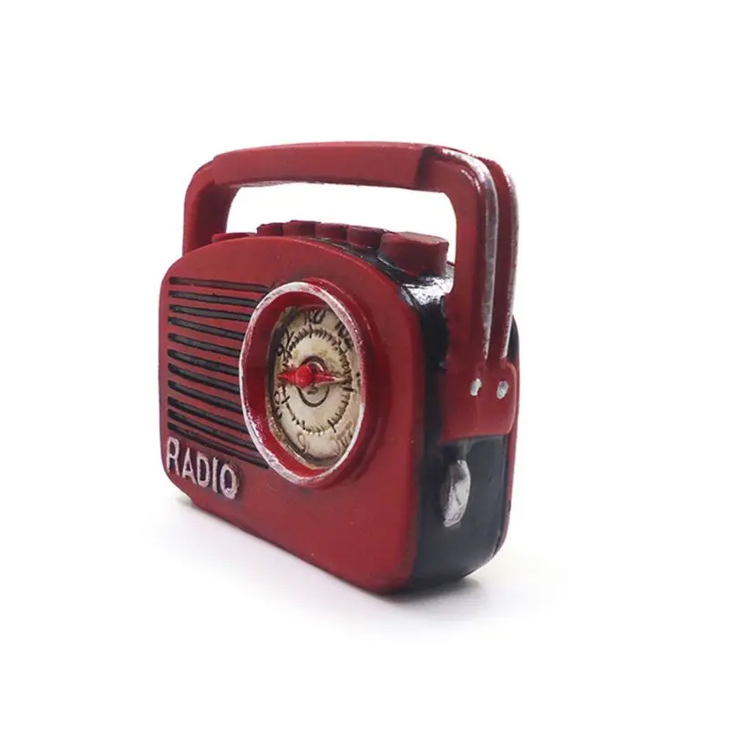 

1/6 Mini Dollhouse Simulation Miniature Radio Furniture Living Room Decoration Accessories