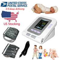ce fda contec08a digital sphygmomanometer color lcd display up arm blood pressure monitor child infant nibp cuff
