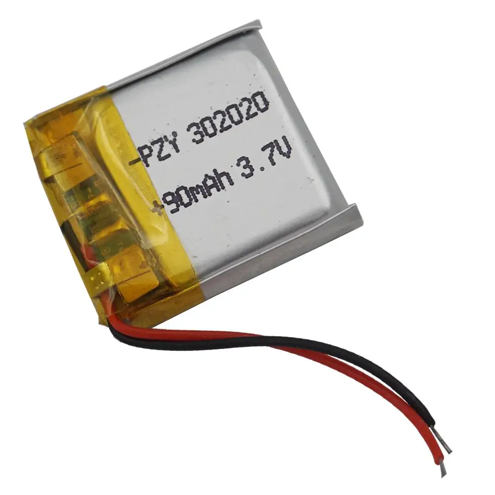 XINJ 3 7 в 90 мАч литий полимерный аккумулятор Lipo Cell 302020 для Mp3 Mp4 наушников Bluetooth
