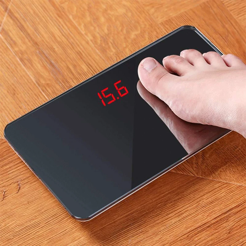

Digital Body Weight Scale Bathroom Scale Mini Pocket Scale Electronic Digital USB Charging Display LED Body Weighing Home hot