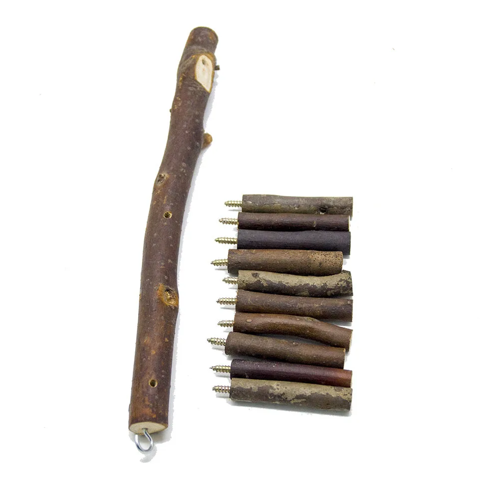 Попугай хомяк медовый мешок крот Игрушка птица игрушка подпоясанная бревна