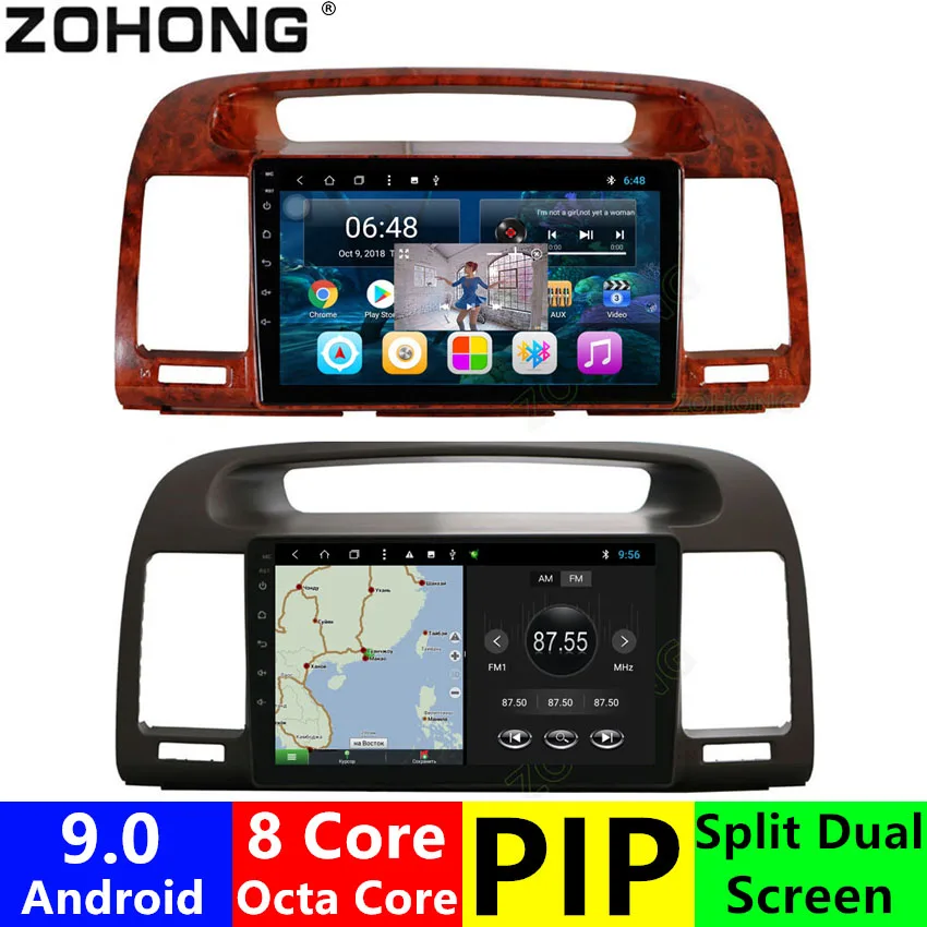 2.5D Octa 8 ядра Android автомобильный мультимедийный dvd-плеер для Toyota Camry 2002 2003 2004 2005 2006 автомобиля gps навигация Авто Радио стерео