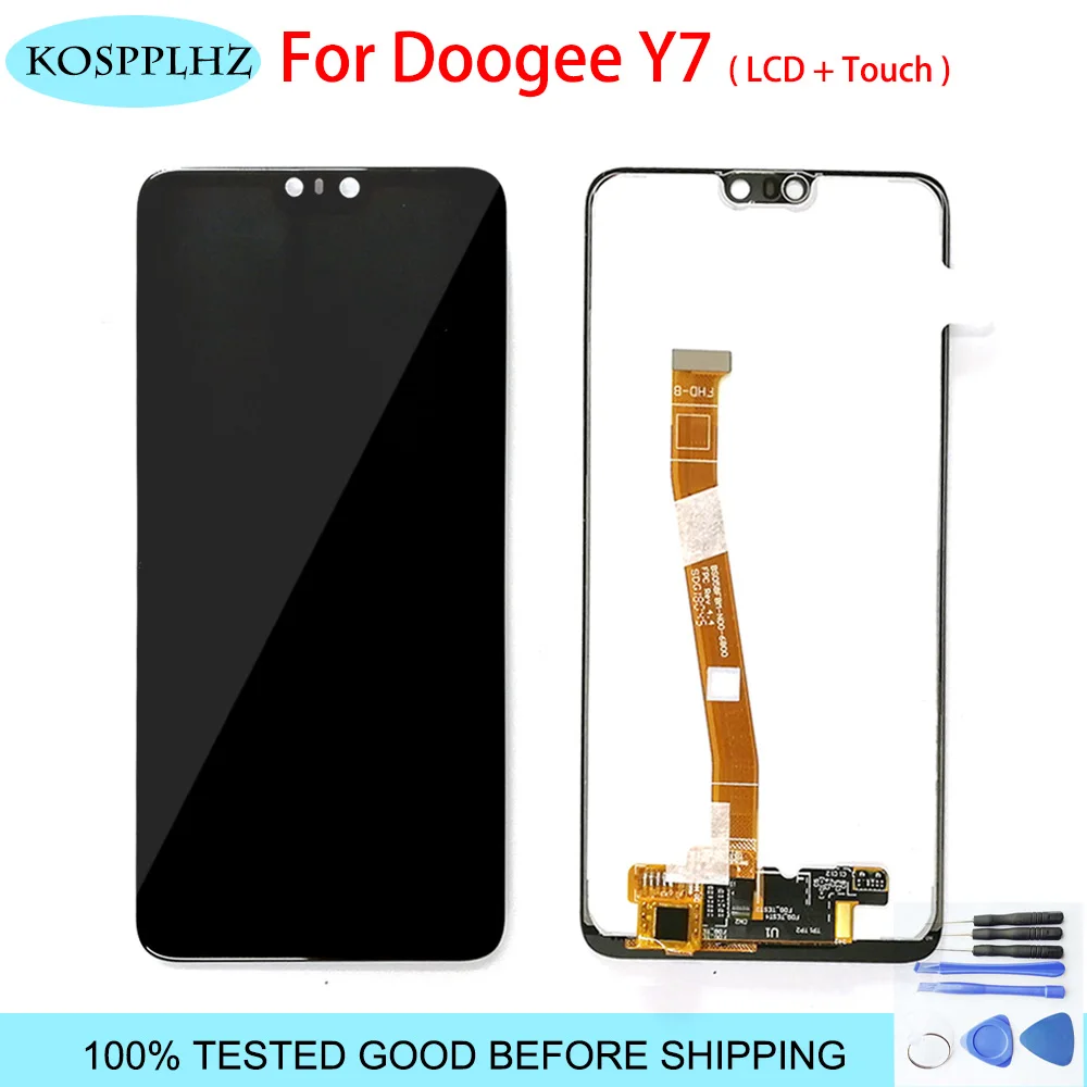 ЖК дисплей 5 84 дюйма Для Doogee N10 Y7 + сенсорный экран 1080x2280 дигитайзер панель в сборе