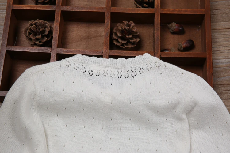 RL/Детский кардиган для девочек свитер хлопковое пальто серого цвета с длинными