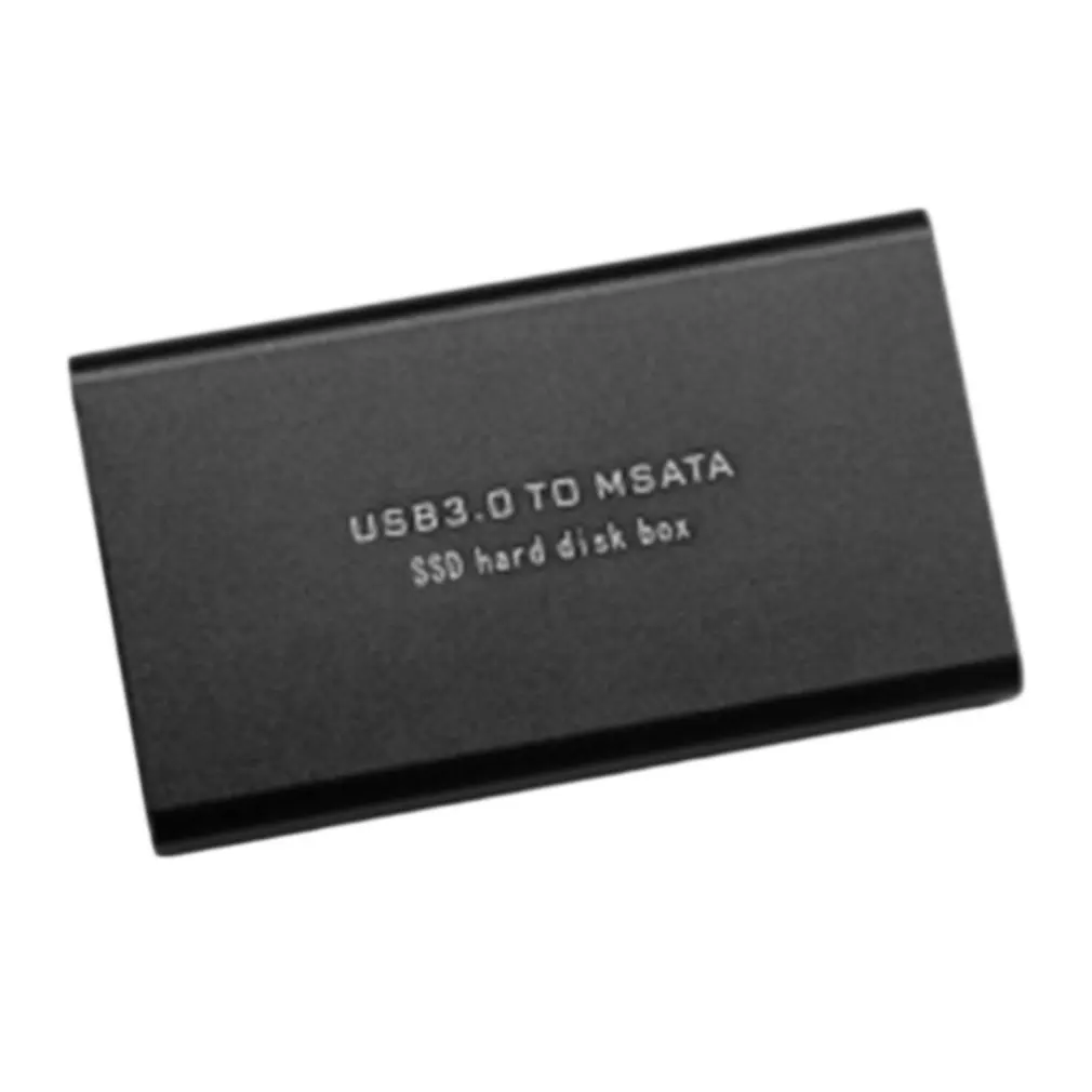 LS-721M Protable USB 3.0 TO MSATA SSD Hard Disk Box For 3060/3042 Computer PC Notebook External Memory Storage With Cable | Электроника