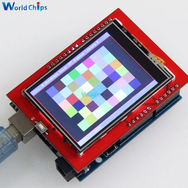 2,4 дюймов 2," 320x240 TFT ЖК-экран Сенсорная панель дисплей модуль Картридер для Arduino Mega2560 UNO R3 доска ILI9341 w/сенсорная ручка