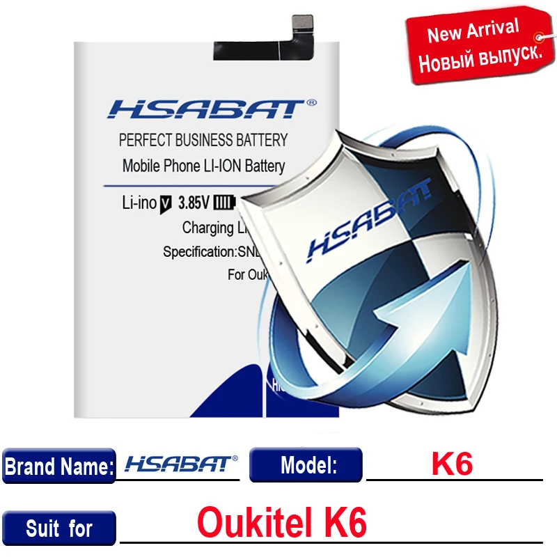 Аккумулятор HSABAT 6800mAh для Oukitel K6
