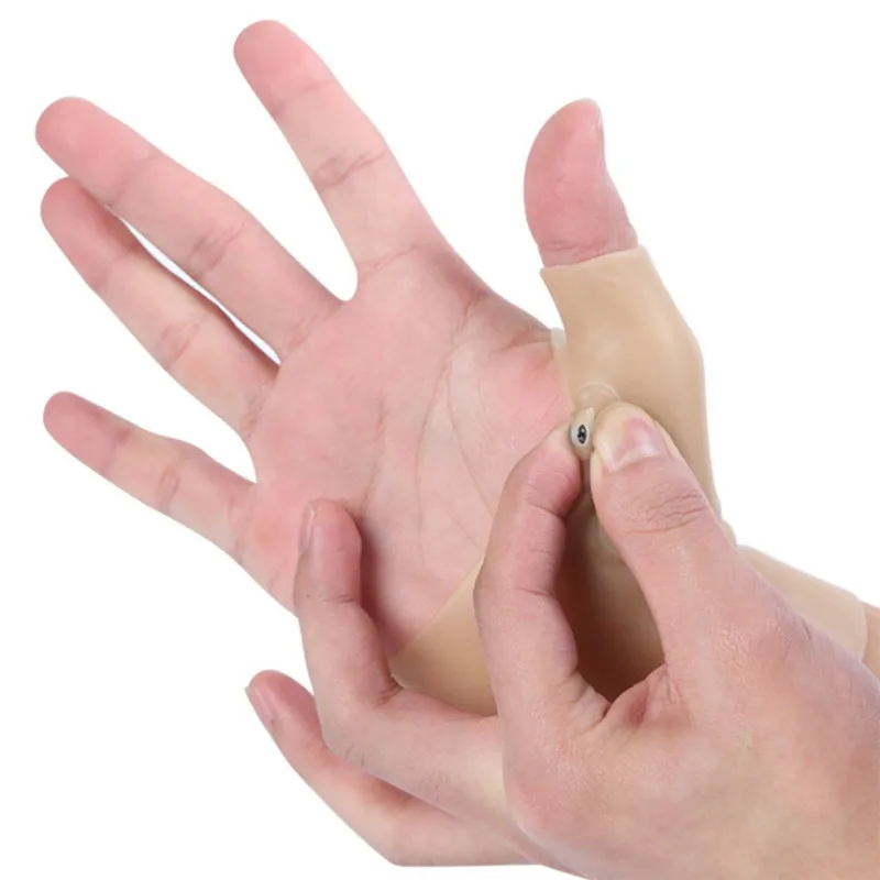 Magnetic Therapy Thumb Support Gel Gloves Silicone Wrist Hand Arthritis Pressure Corrector Massage Pain Relief | Спорт и развлечения
