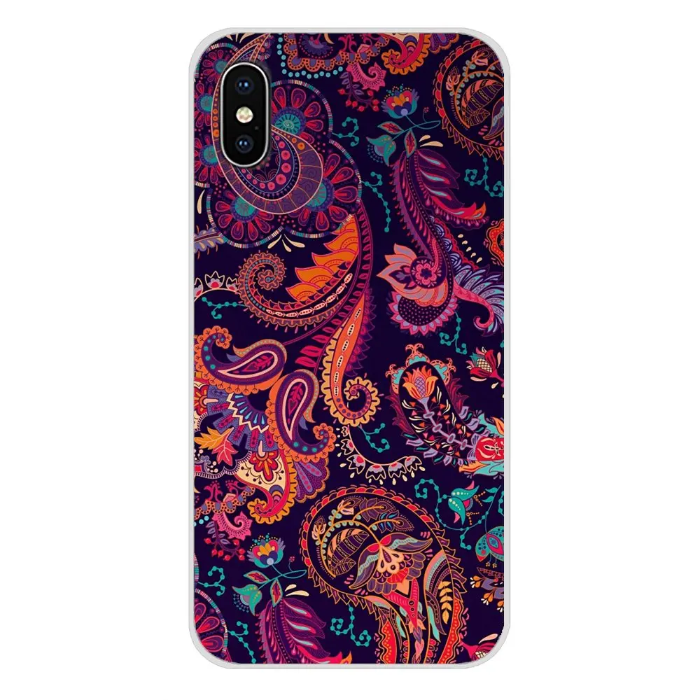 Декоративного искусства Марокканский плитка для Apple iPhone X XR XS 11 12Pro MAX 4S 5S 5C SE 2020 6S 7 8