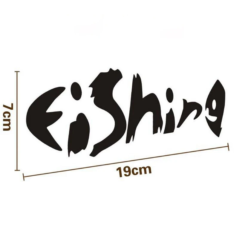 

BEMOST Car Styling Interesting Outdoor Sport Fishing Waterproof Reflector Stickers Cover Car Scratch Fishing Decals 19*7CM