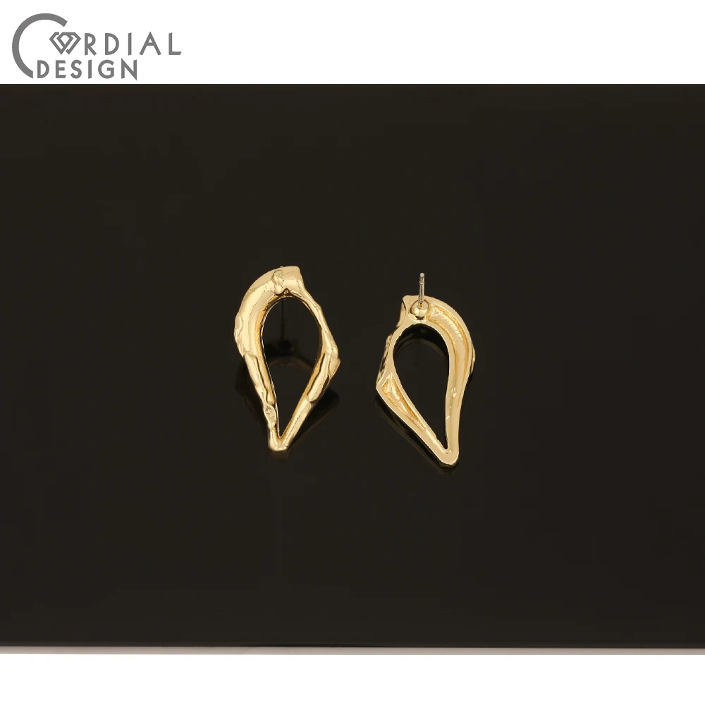 

Cordial Design 100Pcs 12*26MM Earrings Stud/DIY Making/Irregular Shape/Jewelry Accessories/Hand Made/Jewelry Findings Components