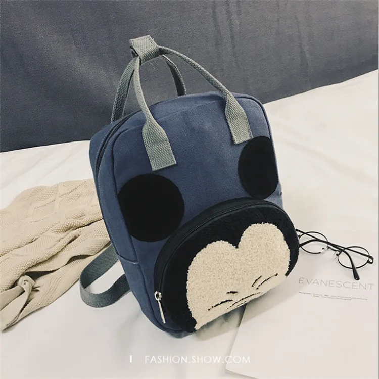 Новый детский рюкзак Disney для осени и зимы милый девочек с мультипликационным