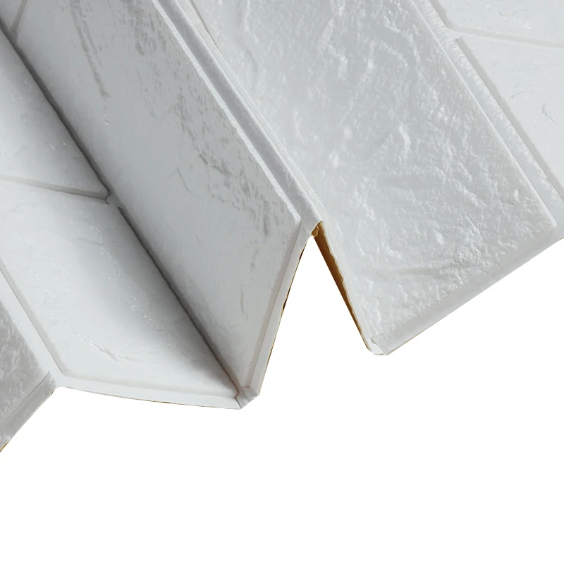 

3D Wall Stickers Imitation Brick Bedroom Decor Waterproof Self-adhesive Wallpaper for Living Room Kitchen TV Decor70*77 Backdrop