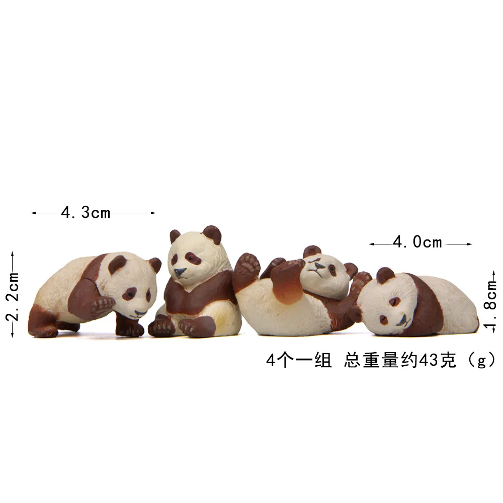 

4pcs/set Cute Anime Decor Panda Life Style Action Figure Toys DIY Succulent Gardening Doll Accessories Kids Toy Gift [Wholesale]