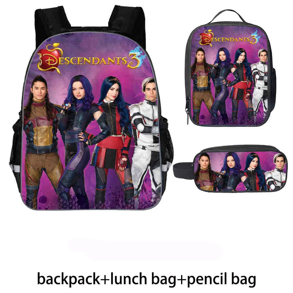 16 дюймов 3 шт./компл. женский школьный рюкзак для девочек и мальчиков