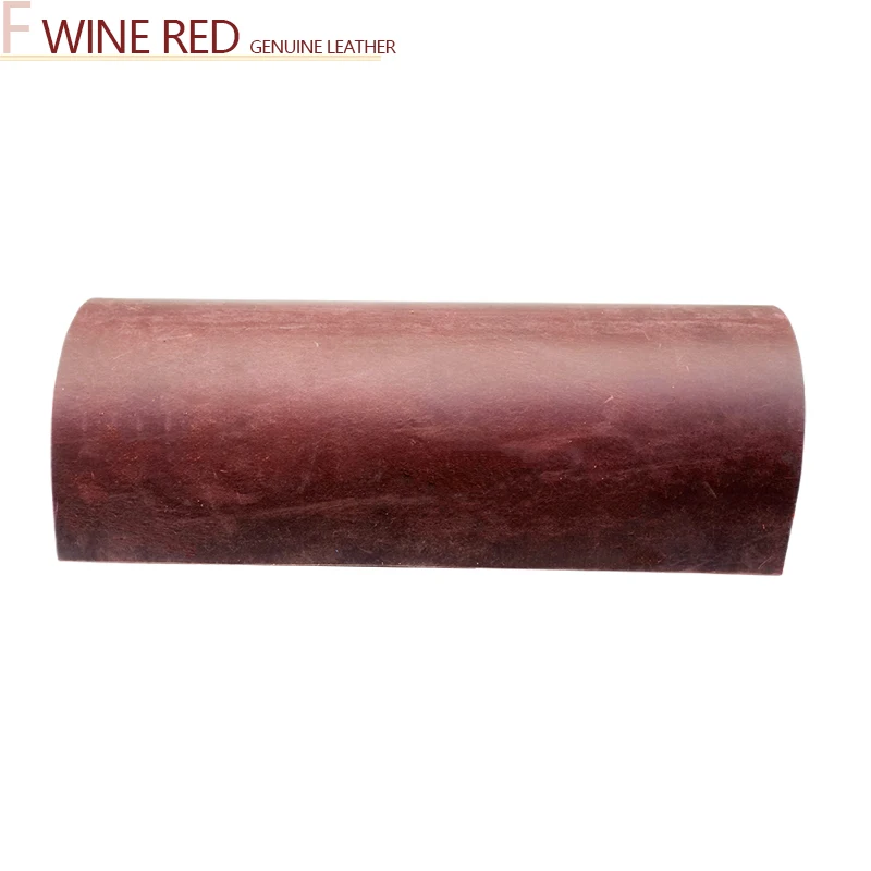 

Genuine Leather 2.0mm New crazy horse leather cow skin first layer material leather craft DIY red wine