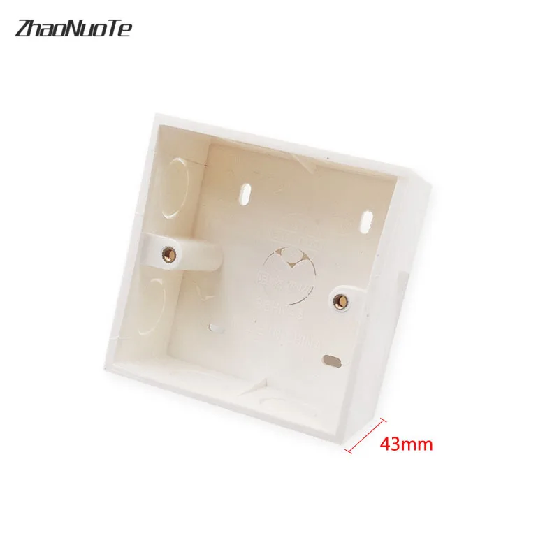 86*86*43 мм ПВХ утолщенная поверхность настенное крепление переключатель проводка