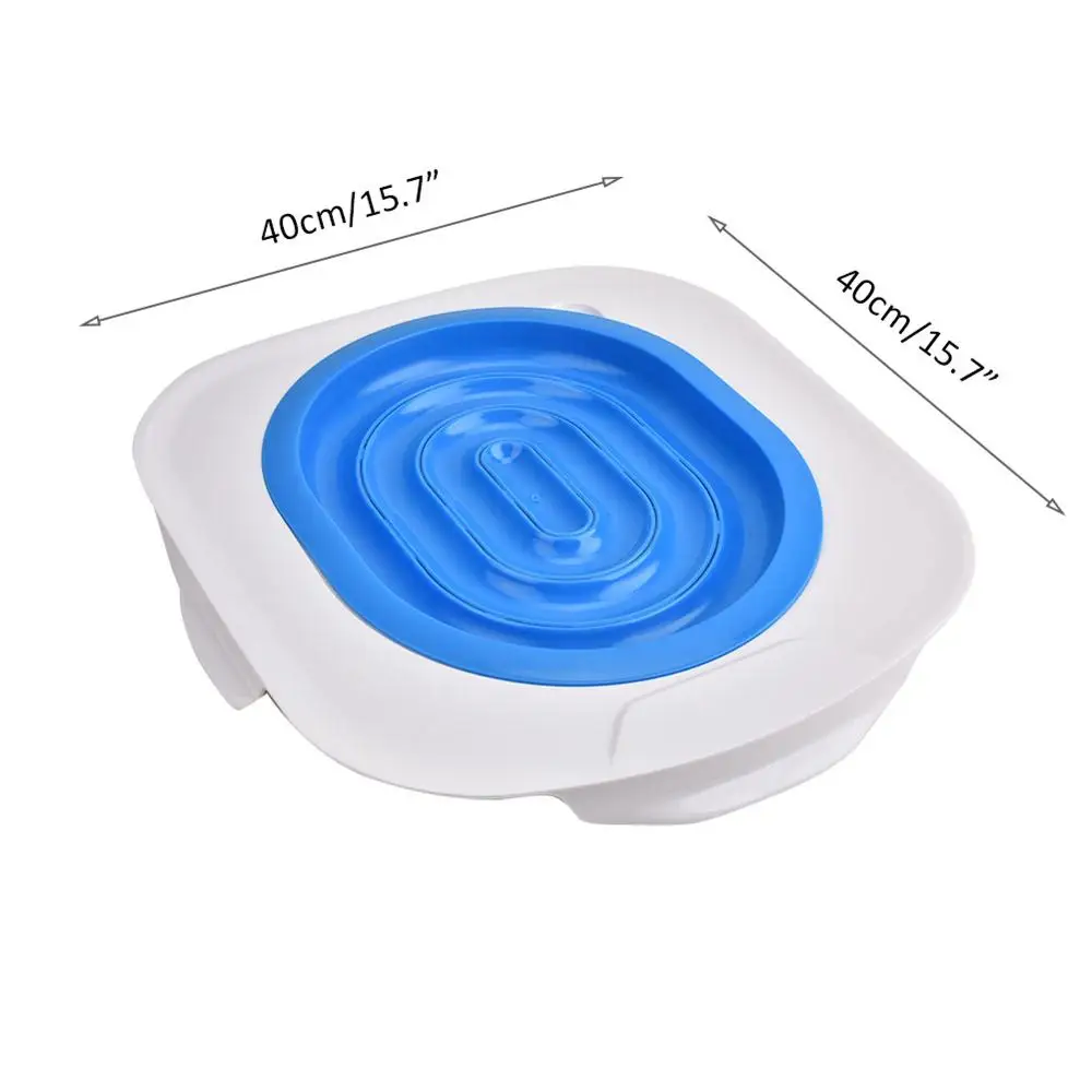 Пластиковый унитаз для кошек и щенков Тренировочный Набор поднос наполнителя