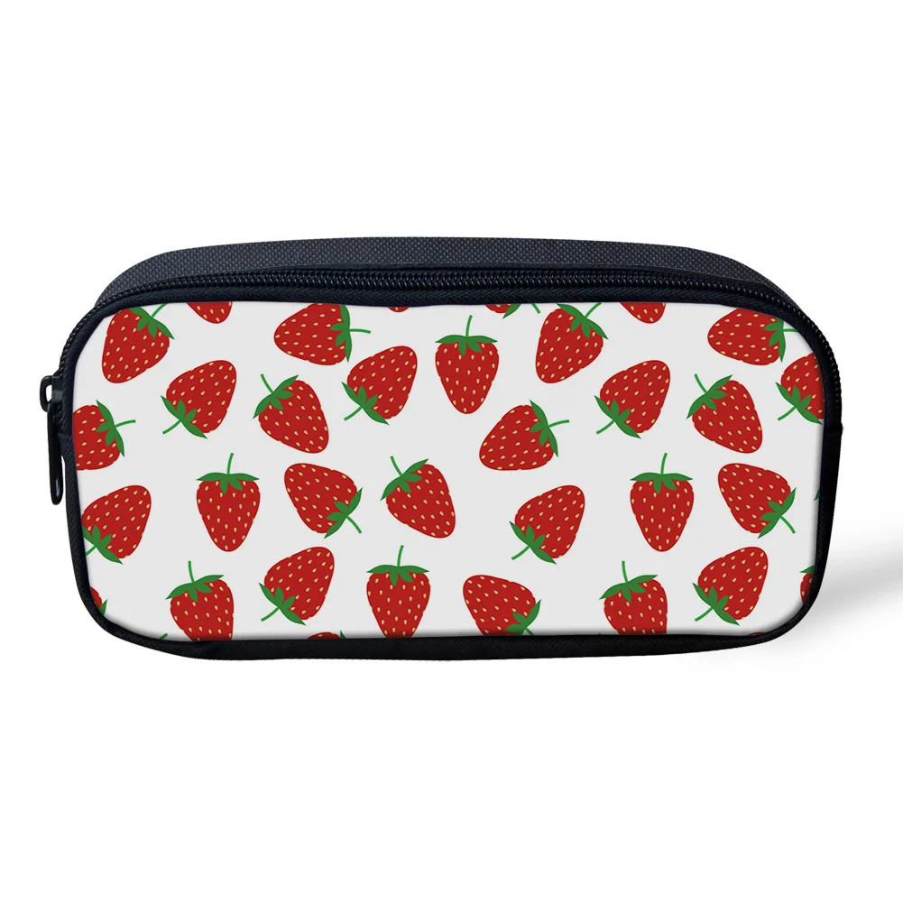 Фруктовая клубника косметичка для макияжа модный Neceser пенал Pochette Maquillage Trousse
