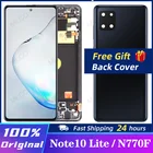 100% оригинальный экран для Samsung Galaxy Note 10 Lite ЖК-дисплей сенсорный экран дигитайзер с рамкой для Samsung Note10 Lite N770F
