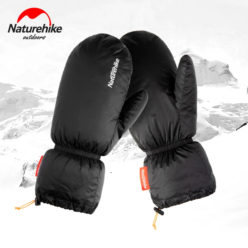 Naturehike перчатки с гусиным пухом унисекс 50 г сверхлегкие зимние теплые