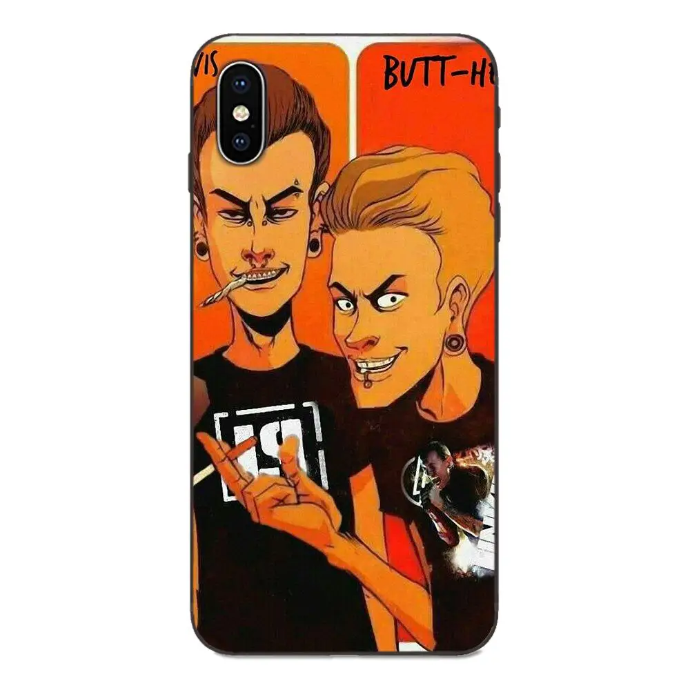 Мягкие чехлы для телефонов Galaxy A8 A9 Star Note 4 8 9 10 S3 S4 S5 S6 S7 S8 S9 S10 Edge Lite Plus Pro G313 Beavis и Butthead