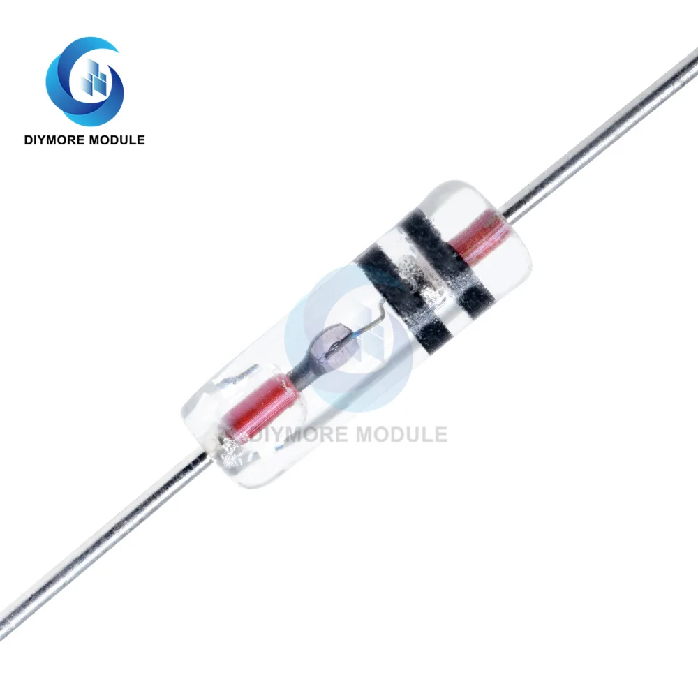 10 PCS Germanium Diode 1N34A DO-7 1N34 for TV FM AM Radio Detection | Электронные компоненты и принадлежности