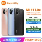 Смартфон Xiaomi mi 11 Lite NFC 6 ГБ + 128 ГБ 8 ГБ + 128 Гб Snapdragon 732G Восьмиядерный 64 Мп задняя камера 4520 мАч Mi 11 Lite