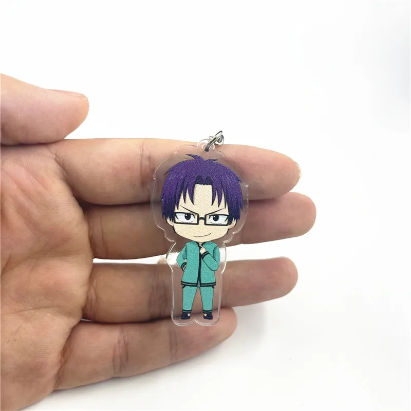 Двусторонний акриловый брелок для ключей с аниме катастрофическая жизнь Саики