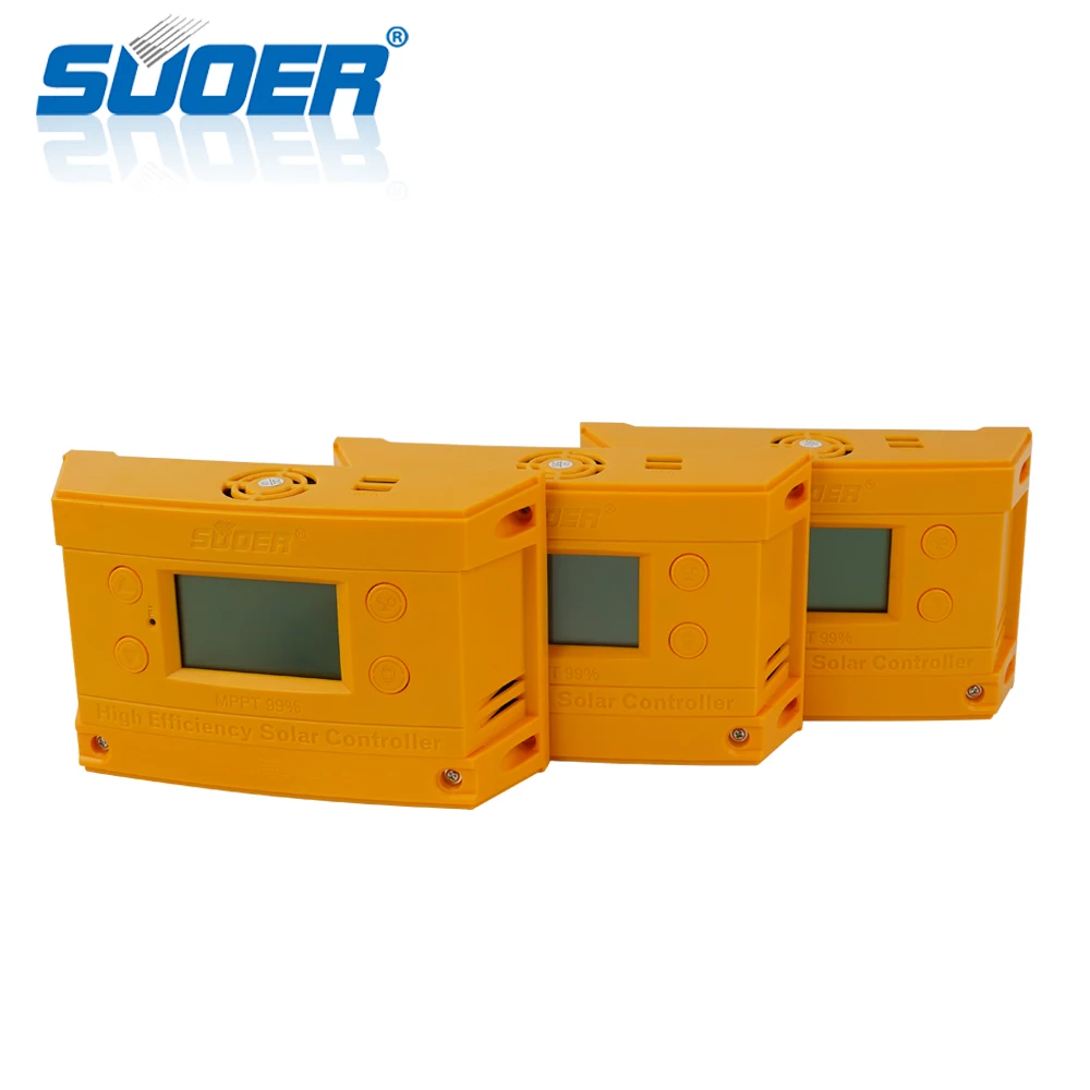 Suoer【 MPPT Контроллер заряда 】 12V/24V 20A регулятором солнечного Зарядное устройство