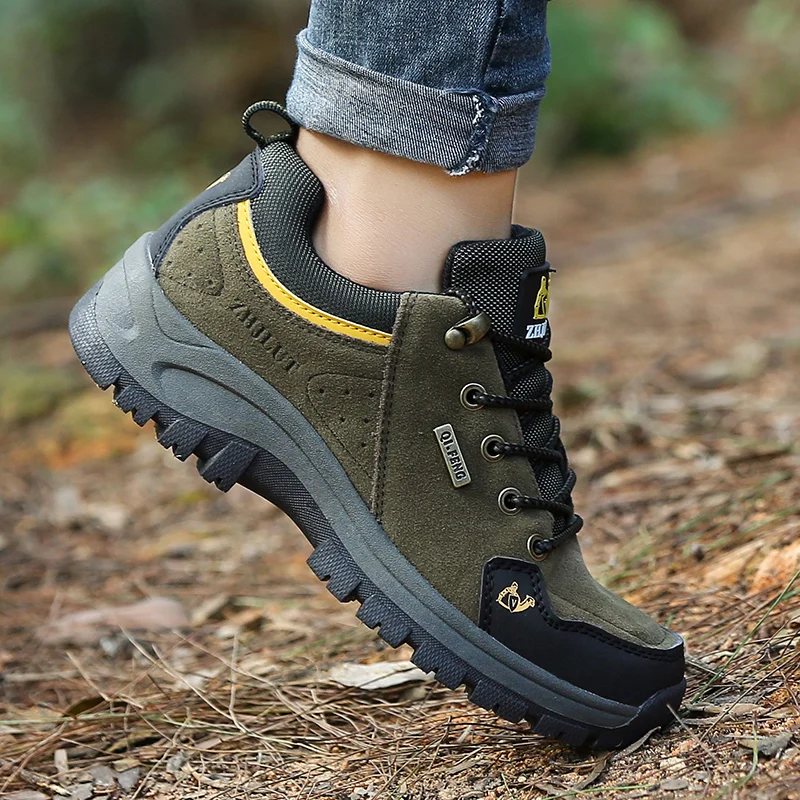 Women Shoes Casual Boots men Fashion Flats Trainers big size 2019 new sale Breathable sports waterproof leather Outdoor Non-slip | Обувь