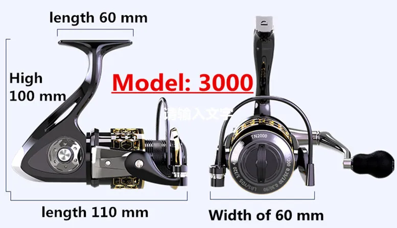 

ZHUSRODS Spinning Reel High Cost Performance Fishing Reel