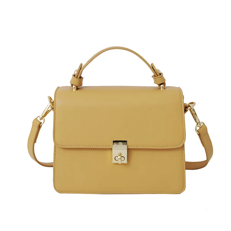 

2021 New Men's Bag Handbag Men's Leather Cross Style Briefcase Business One Shoulder Crossbody Simple Business Bag BBQX97-BBQX98