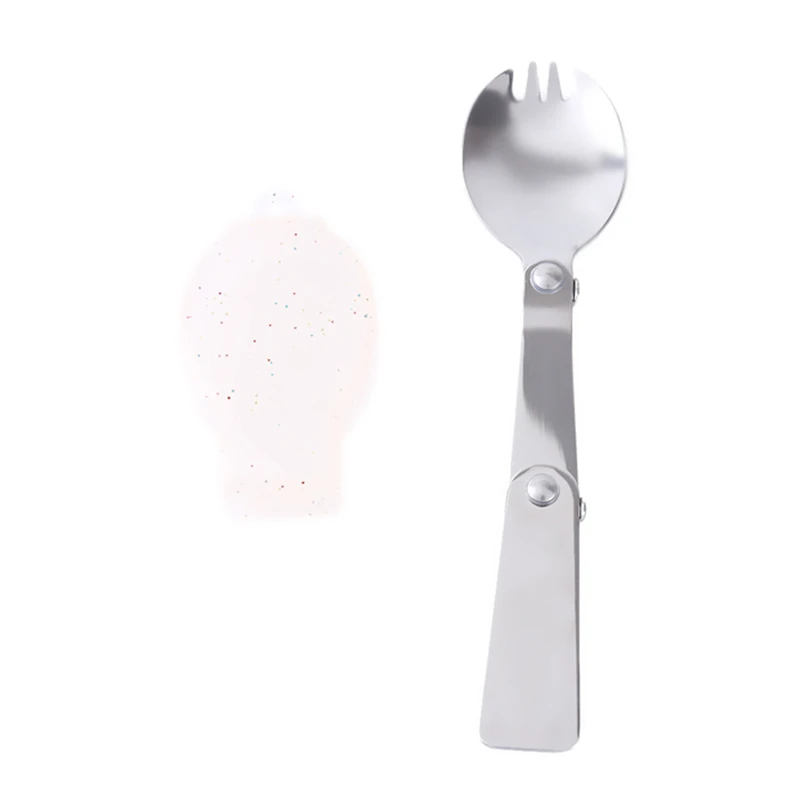 3 вида цветов складная коробка Ложка Вилка для путешествий на открытом воздухе