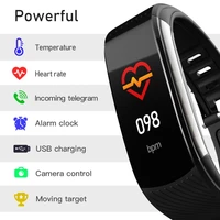c6t smart band waterproof temperature measuring heart rate smart bracelet blood pressure monitor health wristband fitness tracke